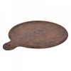 11'' Rustic Wood Melamine Platter 385x320x15mm